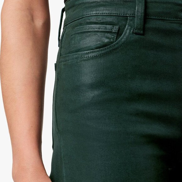 Joe's Jeans The Callie Coated High-Rise Cropped Bootcut Jean - Size 29 - Picture 4 of 7